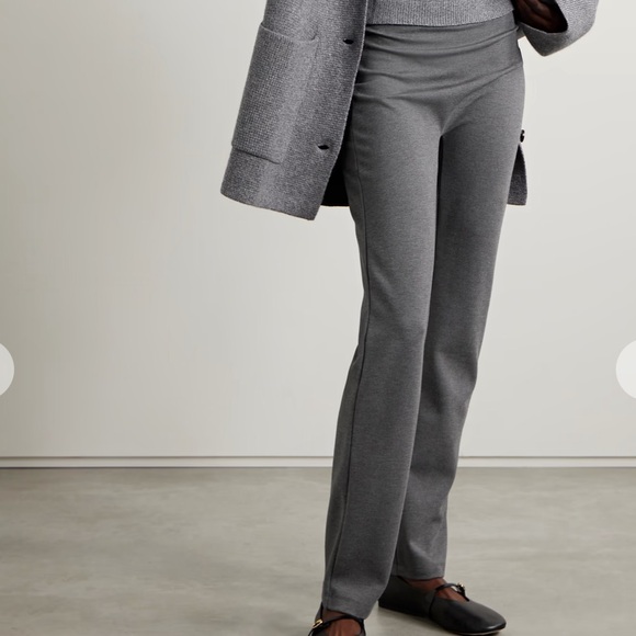 LESET Rio stretch-ponte straight-leg pants - Picture 1 of 4